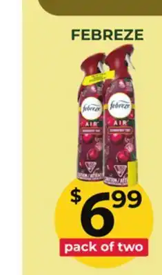 Food World Supermarket FEBREZE offer