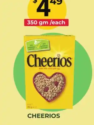 Food World Supermarket CHEERIOS offer