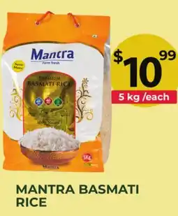 Food World Supermarket MANTRA BASMATI RICE offer