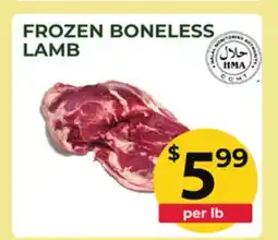 Food World Supermarket FROZEN BONELESS LAMB offer