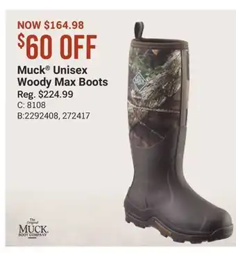 Cabela's Muck Unisex Woody Max Boots offer