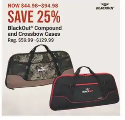 Cabela's BlackOut Compound and Crossbow Cases offer