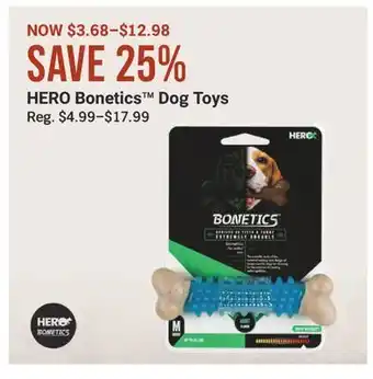 Cabela's HERO Bonetics Dog Toys offer