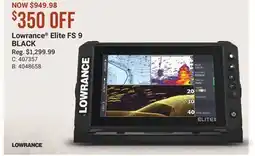 Cabela's Lowrance Elite FS 9 BLACK offer