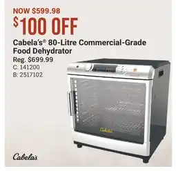 Cabela's Cabela's 80-Litre Commercial-Grade Food Dehydrator offer