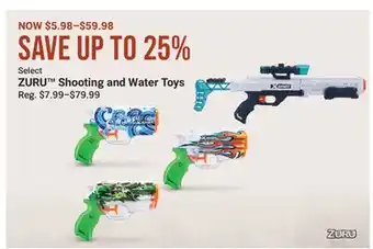 Cabela's Select ZURU Shooting and Water Toys offer