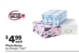 Michaels Photo Boxes by Simply Tidy offer