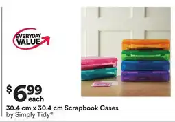 Michaels 30.4 cm x 30.4 cm Scrapbook Cases by Simply Tidy offer