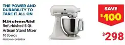 Visions Electronics Refurbished 5 Qt. Artisan Stand Mixer offer