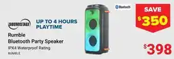Visions Electronics Rumble Bluetooth Party Speaker offer