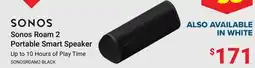 Visions Electronics Sonos Roam 2 Portable Smart Speaker offer