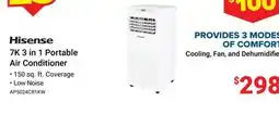 Visions Electronics 7K 3 in 1 Portable Air Conditioner offer