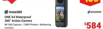Visions Electronics CINSABMA ONE X4 Waterproof 360° Action Camera offer