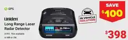 Visions Electronics Long Range Laser Radar Detector offer