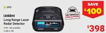 Visions Electronics Long Range Laser Radar Detector offer