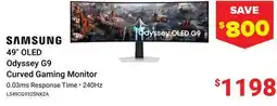 Visions Electronics OLED Odyssey G9 Curved Gaming Monitor offer