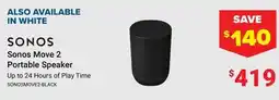 Visions Electronics Sonos Move 2 Portable Speaker offer