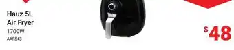 Visions Electronics Hauz 5L Air Fryer offer