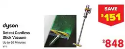 Visions Electronics Detect Cordless Stick Vacuum offer