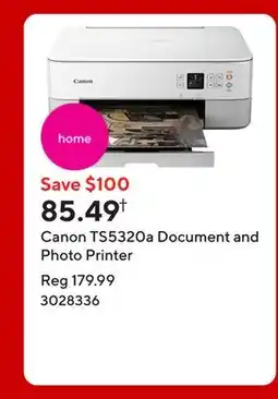 Staples Canon TS5320a Document and Photo Printer offer