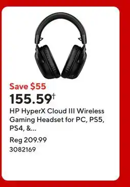 Staples HP HyperX Cloud III Wireless Gaming Headset for PC, PS5, PS4, & Nintendo Switch - Black offer