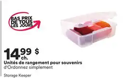 Michaels Unités de rangement pour souvenirs d'Ordonnez simplement offer
