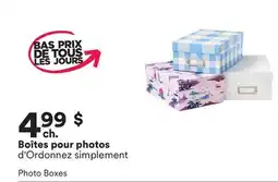Michaels Boîtes pour photos d'Ordonnez simplement offer