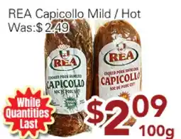 Ample Food Market REA Capicollo Mild / Hot offer