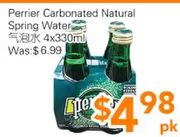 Ample Food Market Perrier Carbonated Natural Spring Water offer