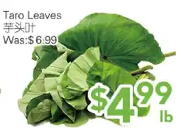 Ample Food Market Taro Leaves offer