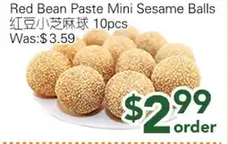 Ample Food Market Red Bean Paste Mini Sesame Balls offer