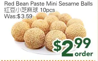 Ample Food Market Red Bean Paste Mini Sesame Balls offer