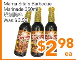 Ample Food Market Mama Sita's Barbecue Marinade offer