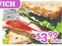 Ample Food Market Chicken Sandwich offer