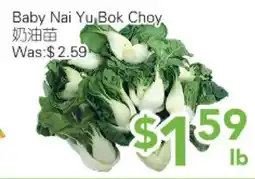 Ample Food Market Baby Nai Yu Bok Choy offer