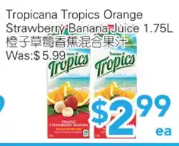 Ample Food Market Tropicana Tropics Orange Strawberry Banana Juice offer