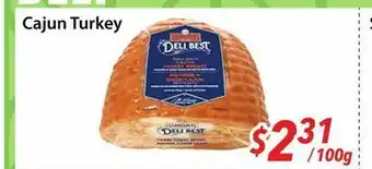 Bestco Food Mart Schneiders Cajun Turkey offer