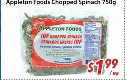 Bestco Food Mart Appleton Foods Chopped Spinach offer