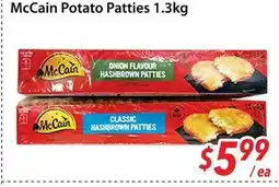Bestco Food Mart McCain Potato Patties offer