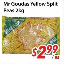 Bestco Food Mart Mr Goudas Yellow Split Peas offer