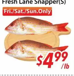 Bestco Food Mart Fresh Lane Snapper(S) offer