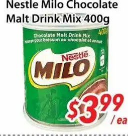 Bestco Food Mart Nestle Milo Chocolate Malt Drink Mix offer