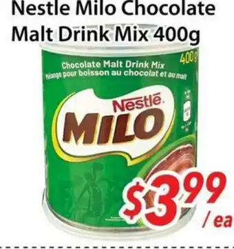 Bestco Food Mart Nestle Milo Chocolate Malt Drink Mix offer