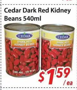 Bestco Food Mart Cedar Dark Red Kidney Beans offer
