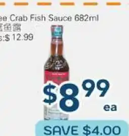 Oceans Fresh Food Market Three Crab Fish Sauce offer