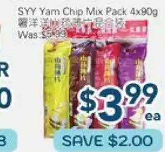Oceans Fresh Food Market SYY Yam Chip Mix Pack offer