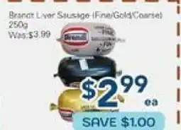 Oceans Fresh Food Market Brandt Liver Sausage offer