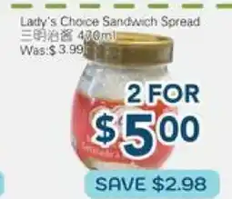 Oceans Fresh Food Market Lady's Choice Sandwich Spread offer