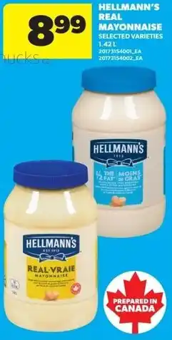 Real Canadian Superstore Hellmann's real mayonnaise offer
