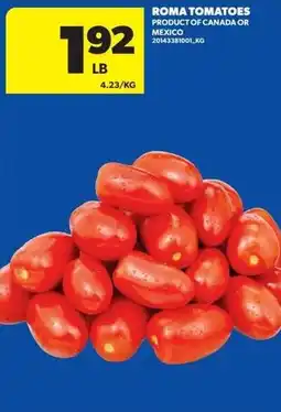 Real Canadian Superstore Roma tomatoes offer